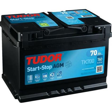 Tudor Start Stop AGM Car Battery TK700 – 70 Ah – 760 A